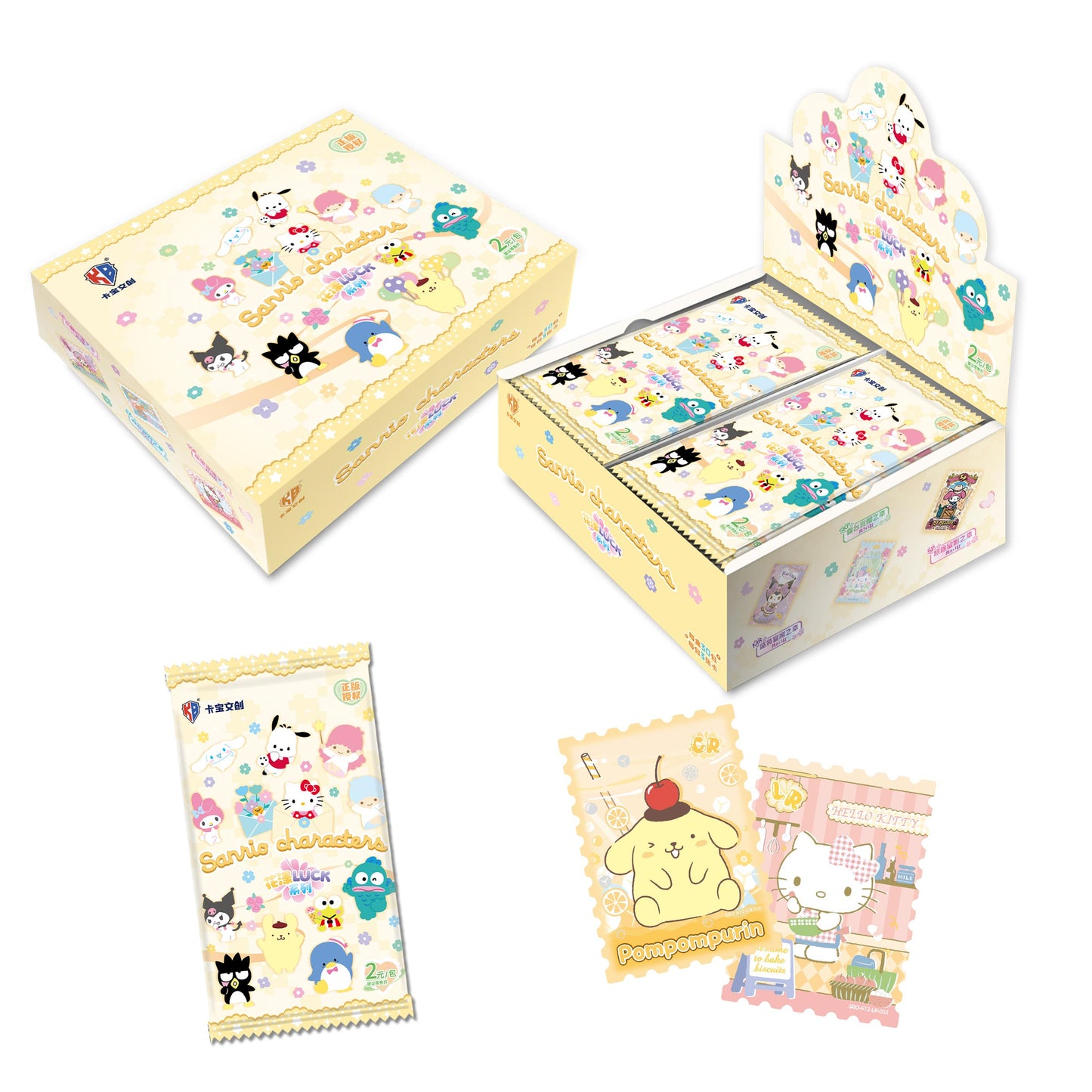 Kabao- Sanrio Colorful Luck-CCG Box - Rip Live Collectible Booster Packs Collectible Trading Cards